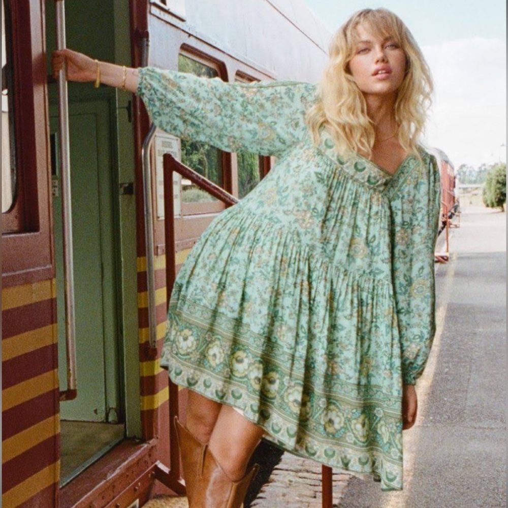 Spell & The Gypsy Folk Song Tunic Dress Size S